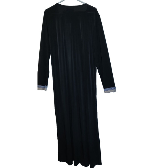 Africa Noble Dress Gown Abaya QUEEN Embroidery Rhinestones Kaftann African L NWT - Picture 9 of 9